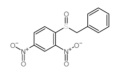 1-benzylsulfinyl-2,4-dinitro-benzene结构式