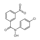 N-(4-chlorophenyl)-N-hydroxy-3-nitrobenzamide结构式