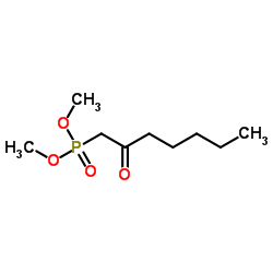 (2-氧代庚基)膦酸二甲酯结构式