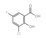 3-氟-5-氟水杨酸结构式