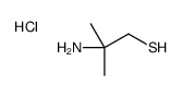 2-amino-2-methylpropane-1-thiol,hydrochloride结构式