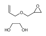 ethane-1,2-diol,2-(prop-2-enoxymethyl)oxirane Structure