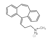 3-(5H-dibenzo[a,d]cyclohepten-5-ylidene)propyl(methyl)ammonium chloride Structure