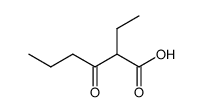 2-ethyl-3-oxohexanoic acid Structure