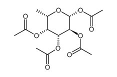 1,2,3,4-TETRA-O-ACETYL-BETA-L-FUCOPYRANOSE结构式