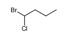 1-bromo-1-chlorobutane Structure