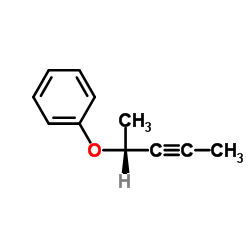 Benzene, [[(1R)-1-methyl-2-butynyl]oxy]- (9CI)结构式