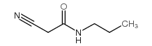 2-Cyano-N-propylacetamide Structure
