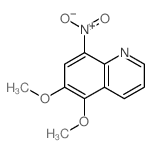 5,6-dimethoxy-8-nitro-quinoline Structure