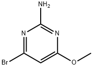 4-溴-6-甲氧基嘧啶-2-胺结构式