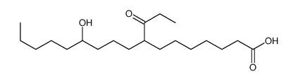 12-hydroxy-8-propanoylheptadecanoic acid结构式