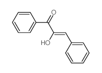 2-hydroxy-1,3-diphenyl-prop-2-en-1-one结构式