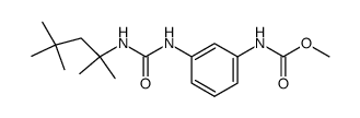 methyl m-[3-(1,1,3,3-tetramethylbutyl)ureido]carbanilate Structure