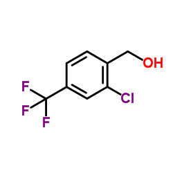 2-Chloro-4-(trifluoromethyl)benzyl alcohol structure