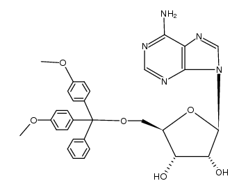 5'-O-dimethoxytrityladenosine结构式