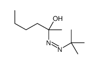 2-(tert-butyldiazenyl)hexan-2-ol Structure