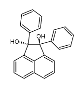 1,2-Diphenyl-1[H],2[H]-acenaphthen-1,2-diol Structure