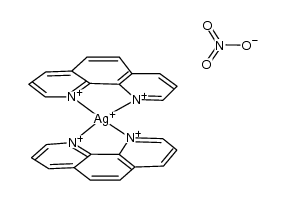 {Ag(1,10-phenanthroline)2}NO3结构式