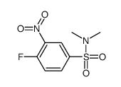 4-fluoro-N,N-dimethyl-3-nitrobenzenesulfonamide Structure