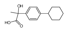 2-(4-Cyclohexyl-phenyl)-2-hydroxy-propionic acid结构式