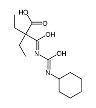 2-(cyclohexylcarbamoylcarbamoyl)-2-ethylbutanoic acid Structure