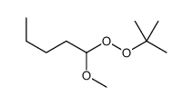 1-tert-butylperoxy-1-methoxypentane Structure