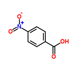 4-Nitrobenzoic acid structure