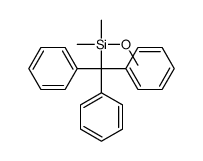 methoxy-dimethyl-tritylsilane结构式