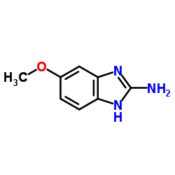 5-甲氧基-1H-苯并咪唑-2-胺结构式