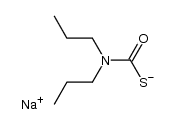 sodium N,N-dipropylthiocarbamate结构式