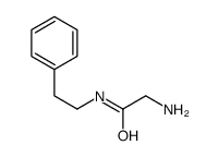 2-氨基-N-(2-苯基乙基)-乙酰胺结构式