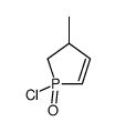 1-chloro-3-methyl-2,3-dihydro-1λ5-phosphole 1-oxide结构式