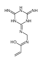 N-[[(4,6-diamino-1,3,5-triazin-2-yl)amino]methyl]prop-2-enamide Structure