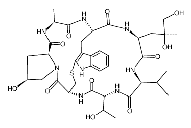 (1-L-valine)-phalloidin Structure