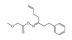 1-phenylhept-6-en-3-one O-methoxyacetyloxime结构式