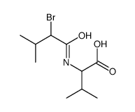 N-(2-Bromo-3-methylbutyryl)-dl-valine Structure