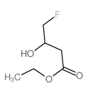 Butanoic acid,4-fluoro-3-hydroxy-, ethyl ester Structure