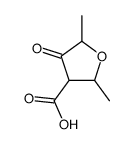 2,5-dimethyl-4-oxooxolane-3-carboxylic acid结构式