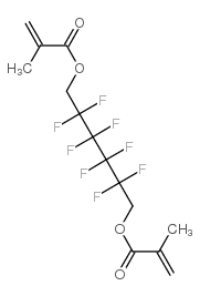 2,2,3,3,4,4,5,5-八氟-1,6-二甲基丙烯酸己酯结构式