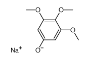 sodium 3,4,5-trimethoxyphenolate Structure