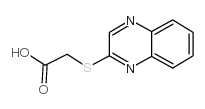 2-(2-喹噁啉磺酰基)乙酸结构式