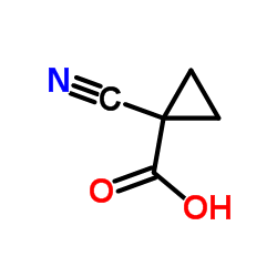 1-Cyanocyclopropanecarboxylic acid structure
