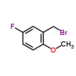 5-Fluoro-2-methoxybenzyl bromide Structure