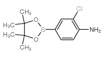3-氯-4-氨基苯硼酸频哪醇酯结构式