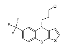 4-(3-chloropropyl)-6-(trifluoromethyl)-4H-benzo[b]thieno[3,2-e][1,4]thiazine Structure