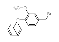 Benzene,4-(bromomethyl)-2-methoxy-1-(phenylmethoxy)- Structure
