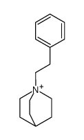 1-phenethylquinuclidin-1-ium Structure