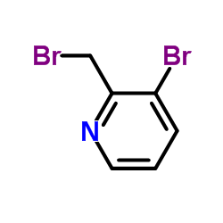 3-溴-2-(溴甲基)吡啶结构式
