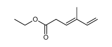 ethyl (E)-4-methyl-3,5-hexadienoate结构式