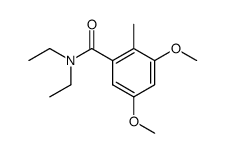 2-methyl-3,5-dimethoxy-N,N-diethylbenzamide Structure